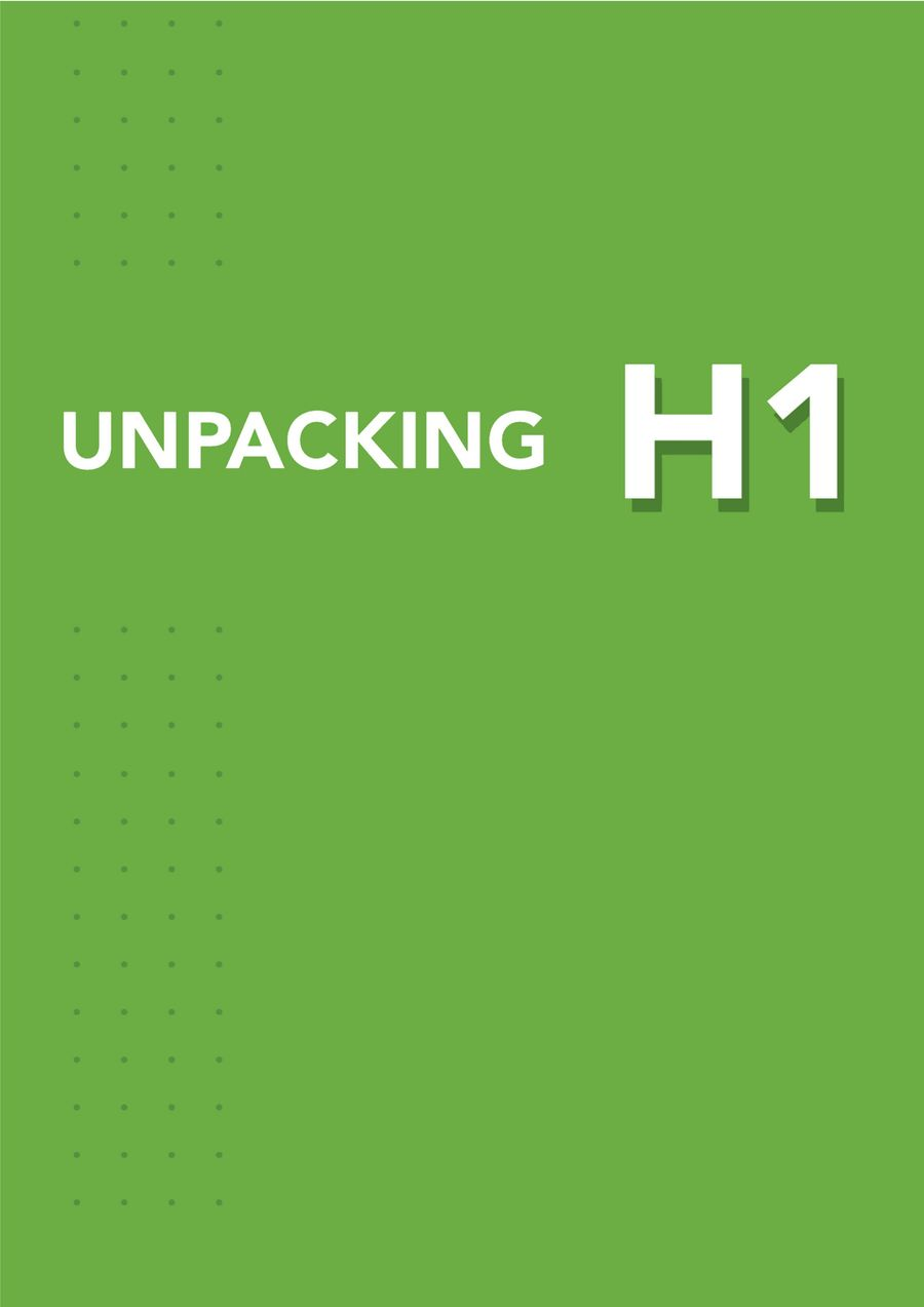 H1 Energy efficiency